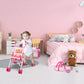 Anivia 5Pcs Baby Doll Stroller Set - Baby Doll Accessories Set Includes Doll Stroller/Doll Crib/Play Mat/Feeding Toy/Diaper Bag, Nursery Role Play Set (11' Doll Included)