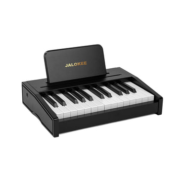 Jalokee Kids Piano Keyboard, 25 Keys Digital Piano For Kids, Mini Music Educational Instrument Toy, Wood Piano For Toddlers Girl