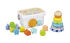 large online retailer Basics Wooden Shape Sorter and Rainbow Stacker Classic Baby Toy Set-Sorting Play For Infants Age 12M+  Medium  Multicolor