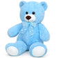Sausudols Teddy Bear Stuffed Animal 16'' Small Teddy Bear Gift For Christmas Birthday Blue