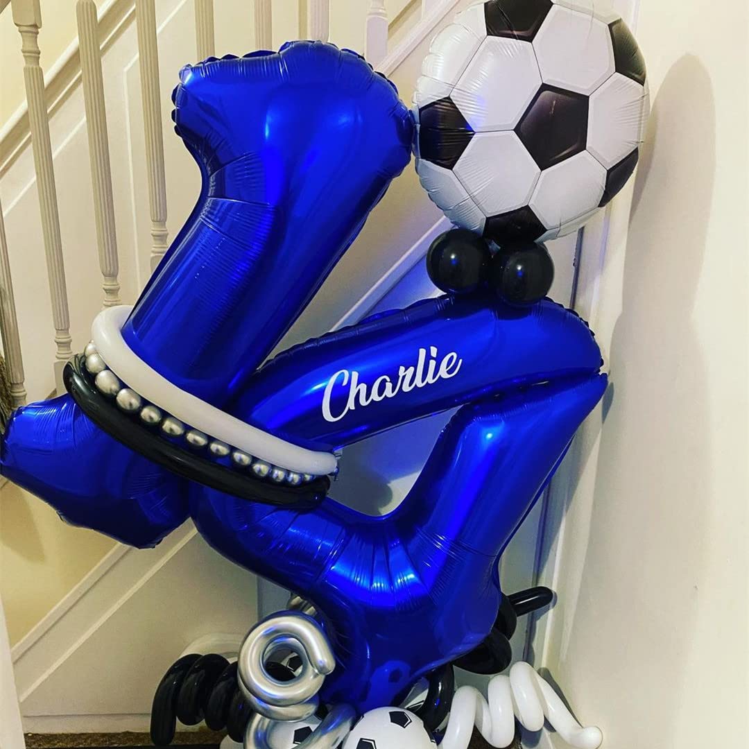 Navy Blue 40 Balloon Numbers,40 Inch Dark Blue 40 Birthday Balloons Large Foil Mylar Balloons Number 40 For Birthday Party Anniversary Decorations