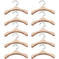 Iplusmile 20Pcs Miniature Wooden Clothes Hanger For Dolls Doll Accessories Practical Dollhouse Organization Tool For Keeping Clo