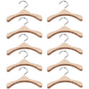 Iplusmile 20Pcs Miniature Wooden Clothes Hanger For Dolls Doll Accessories Practical Dollhouse Organization Tool For Keeping Clo