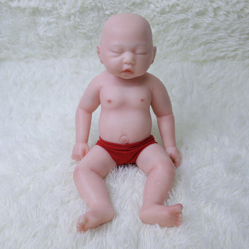 Cazoxdoll Full Silicone Reborn Baby Doll Girl - 18 Inch Realistic Platinum Silicone Baby Doll, Gifts For Girls And Doll Collecti