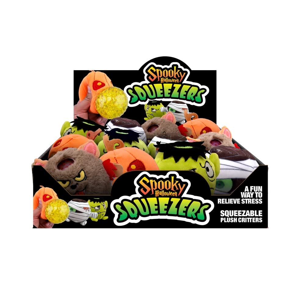 Shawshank Ledz 702056 Spooky Halloween Squeeze Toy, Fabric (Pack of 12)