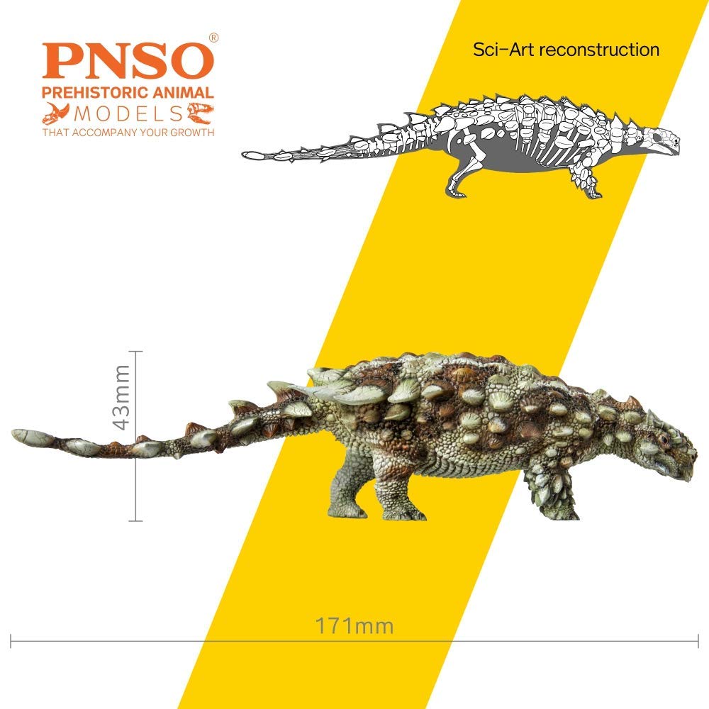 Pnso Prehistoric Dinosaur Models (37 Bart The Pinacosaurus)
