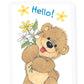 Suzys Zoo Stickers 4-pack, Hello! Bear 10127