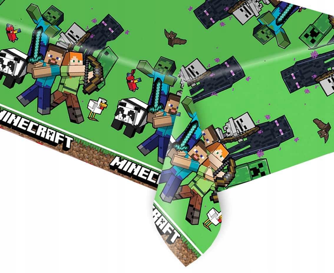 PROCOS Minecraft Plastic Party Tablecover (70x47in / 180x120cms)