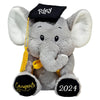 Fiesta Toys Graduation Elephant for High School or College Class of 2024 Graduation Gift Plush Stuffed Animal Keepspirit-inspired flavor with Custom Name - 9 Inches