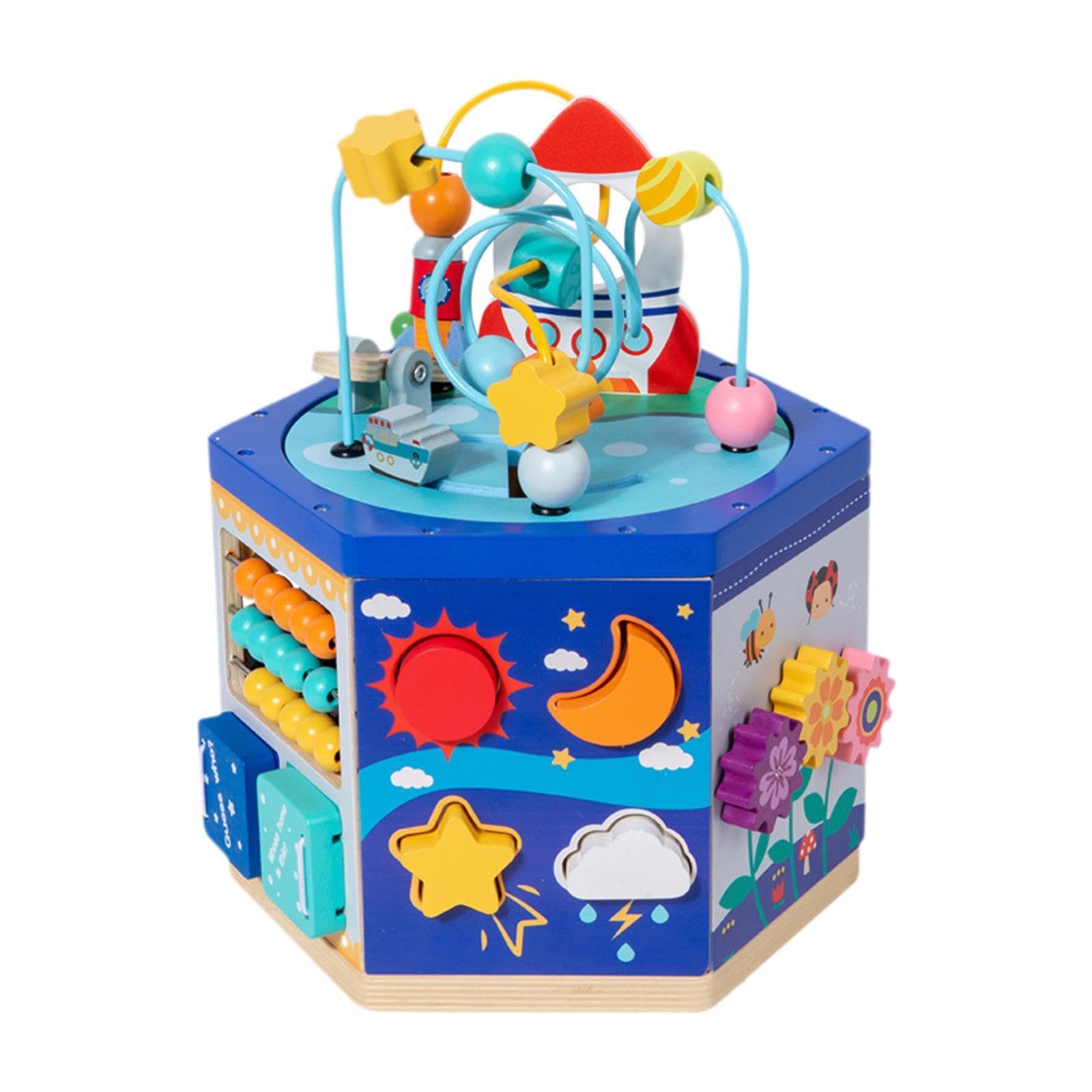 Enakshi Busy Cube For Kids Color Shape Fine Motor Skills For Gifts Travel Toy Babies|Toys & Hobbies | Educational | Other Educat