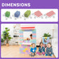 Giant Plastic Blocks Jumbo, Big Blocks, Jumbo Blocks, Big Building Blocks Jumbo, Giant Blocks, Huge Blocks, Jumbo Building Blocks, 86 Pieces Large Blocks For Kids Ages 1 To 8 86 Pcs Pastel With Wheels