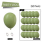Partywoo Olive Green Balloons, 50 Pcs 12 Inch Boho Green Balloons, Matte Green Balloons For Balloon Garland Balloon Arch As Party Decorations, Birthday Decorations, Baby Shower Decorations, Green-F06