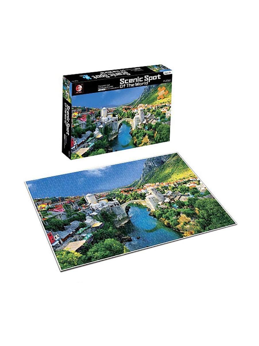 Scenic Spot Of The World Stari Most Bridge 500 Piece Jigsaw Puzzle