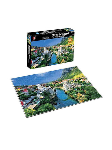 Scenic Spot Of The World Stari Most Bridge 500 Piece Jigsaw Puzzle