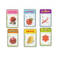Educational Flash Card Bundle: Alphabet, Numbers, Shapes, Fruits, Flowers, Hindi (150) Cards