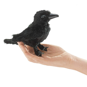 Folkmanis Mini Raven Finger Puppet