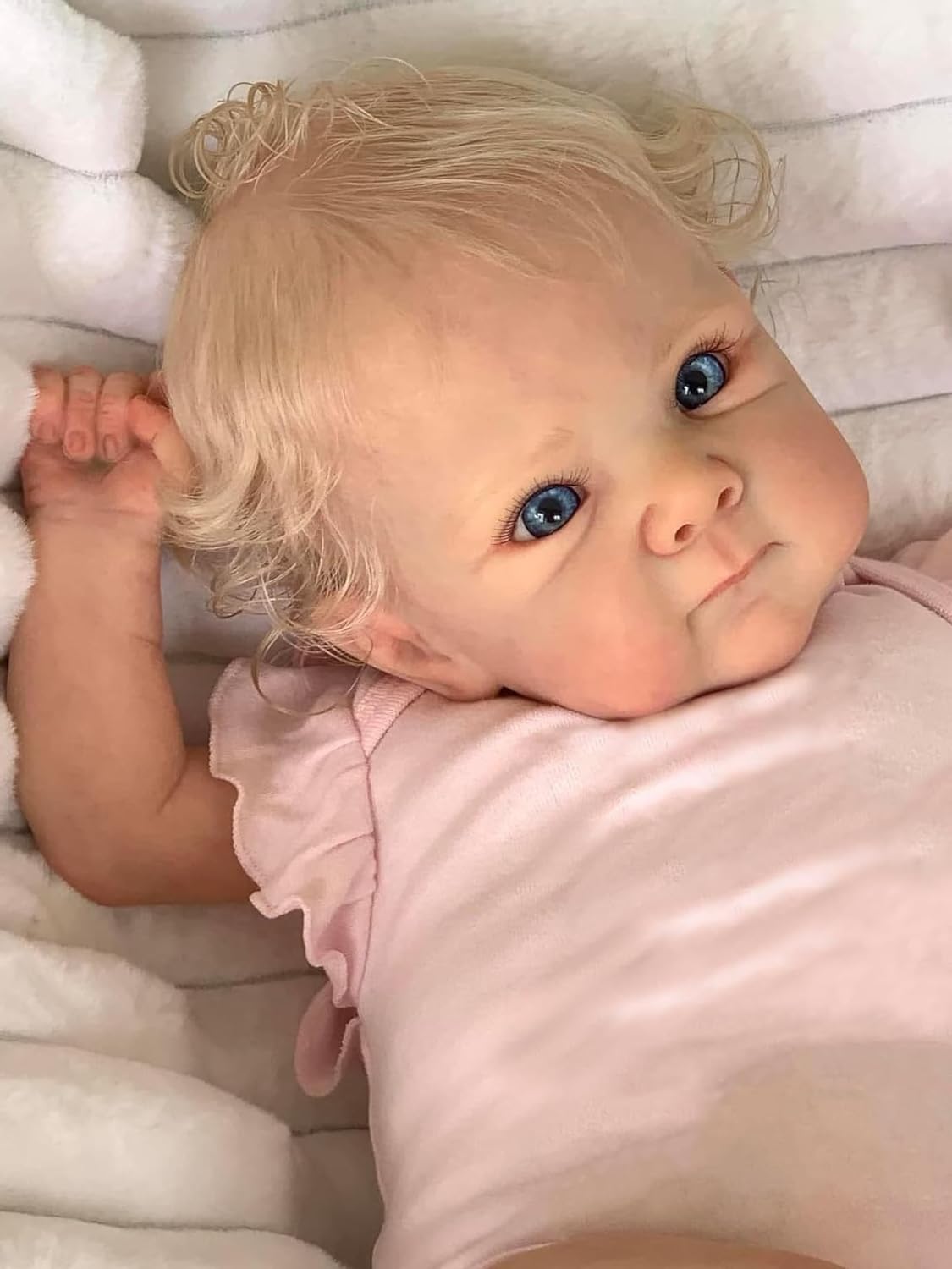 Npkcjzy Lifelike Reborn Baby Dolls - Bettie, 18 Inch Newborn Baby Girl Doll With Weighted Soft Cloth Body, Real Life Baby Dolls
