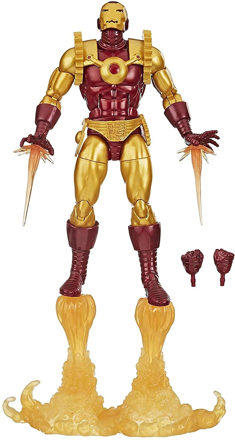 Marvel Hasbro Legends Series Iron Man 6-inch Collectible Action Figure Iron Man 2020 Toy  enhanced Design and 8 Accessories  Ages 4 and Up