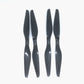 KingVal Replacement 2 Pairs Carbon Fiber 1455 Three-Hole Propeller Prop CW/CCW Compatible with RC Quadcopter Drone RC Aircraft