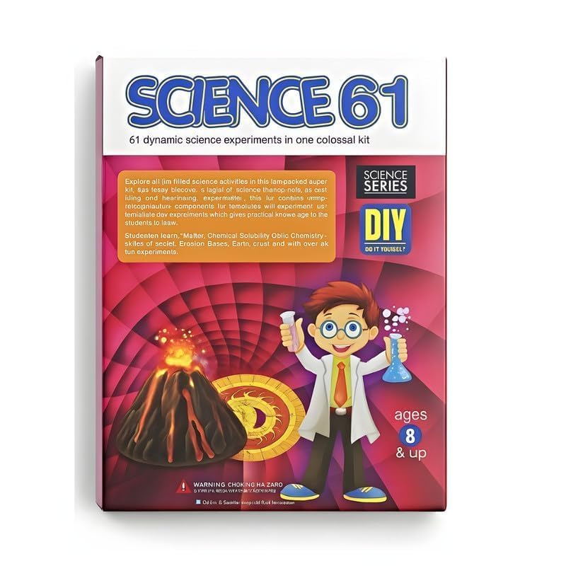 Pampam Toys Science 61 Diy Experiment Kit For Kids