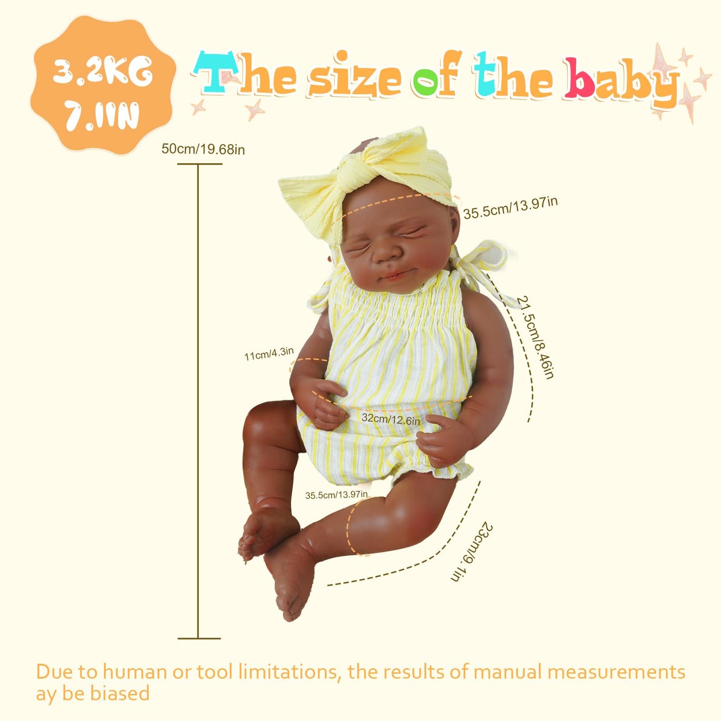 Silicone Reborn Baby Dolls-19.68 Inch Realistic Newborn Anatomically Correct Girl With Realistic Blood Vessels And Skin
