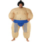 Morph Sumo Wrestler Inflatable Costume  Inflatable Sumo Costume  Blow Up Halloween Costumes For Men  Halloween Costumes Men  Blue