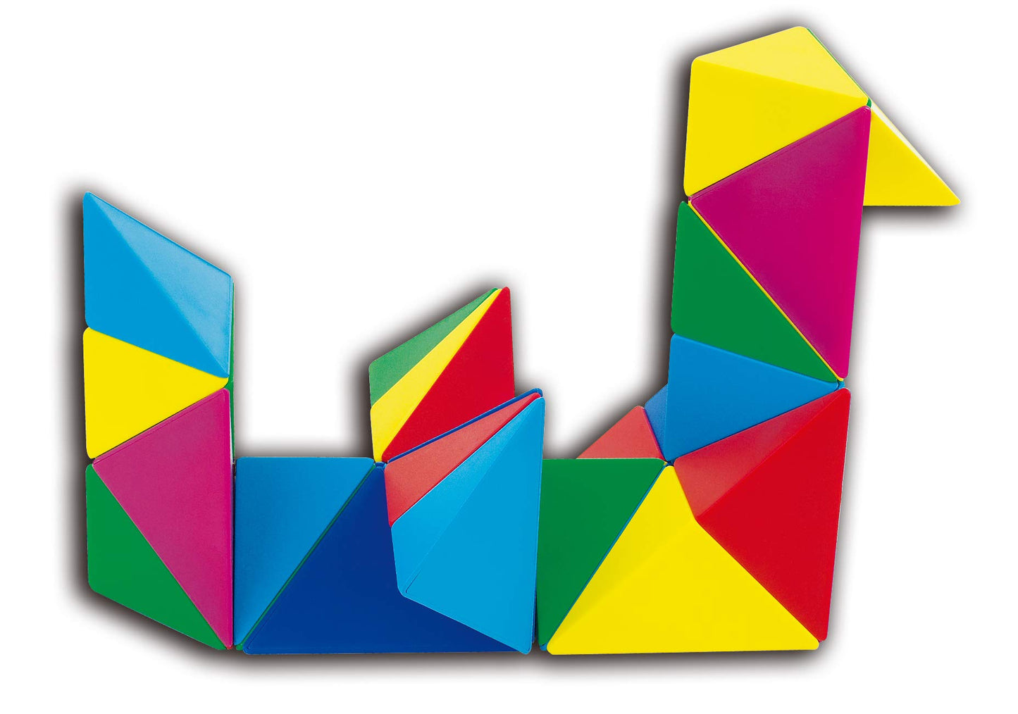 Tri-Mags Magnetic Puzzle Toy, 48 Piece Stem Learning Toy