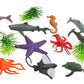 Wild Republic Mini Ocean Polybag, Kids Gifts, Aquatic Toys, Educational Toys, Reusable Bag, 12-Pieces