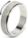 Mhwtty Fidget Spinner Ring Stainless Steel Anxiety Ring For Women Fidget Toys Adults Fidget Rings Anxiety Toys Fidget Spinner Ri
