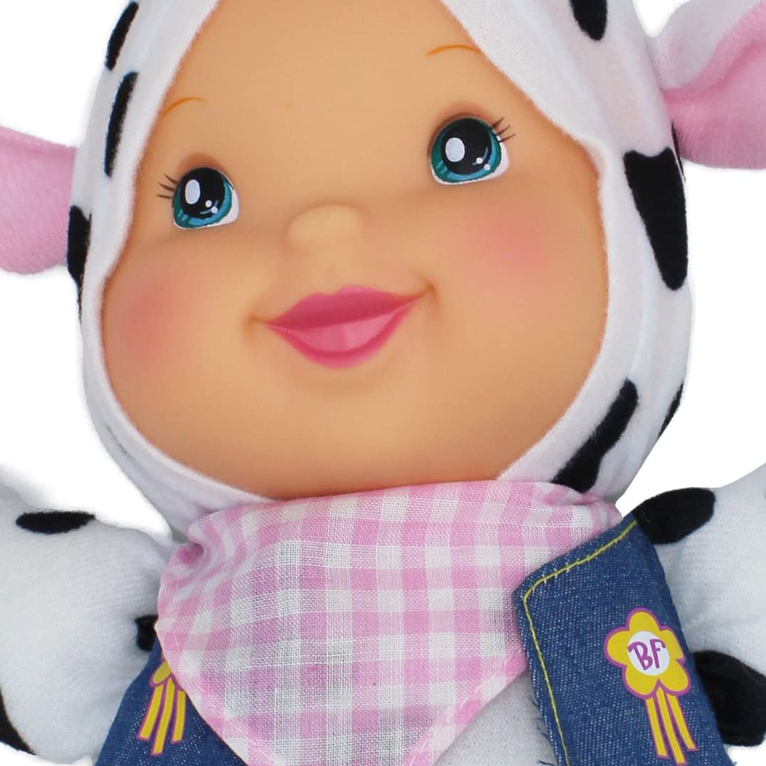 Baby'S First 12' Farm Animal Friends Cow Soft & Cuddly Singing Musical Doll, Sings Old Mcdonald Had A Farm
