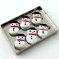 Dollhouse Miniature Cookies on Sheet, Snowman