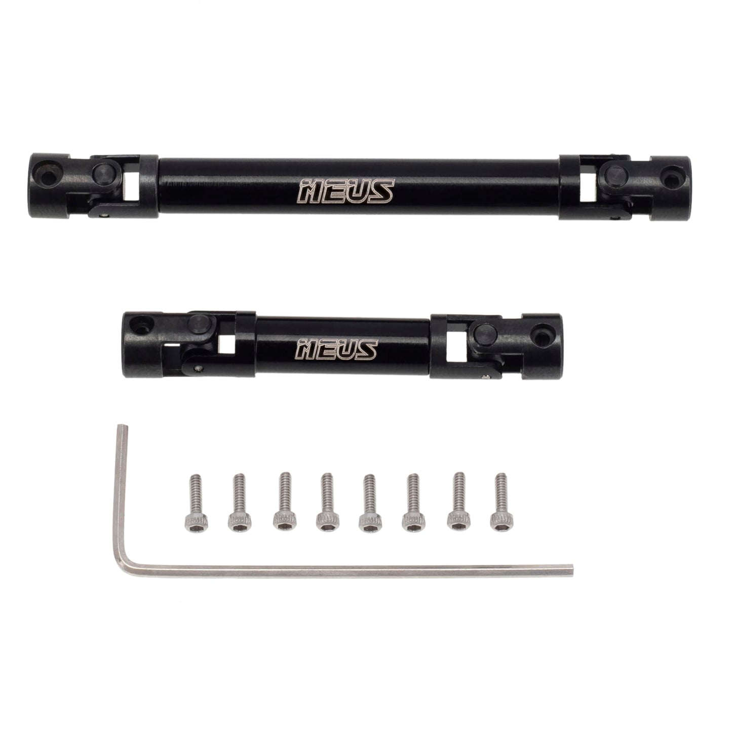 MEUS RACING SCX24 Driveshaft Center Drive Shaft for Axial 1/24 SCX24 Gladiator (45-58MM+69-95MM)