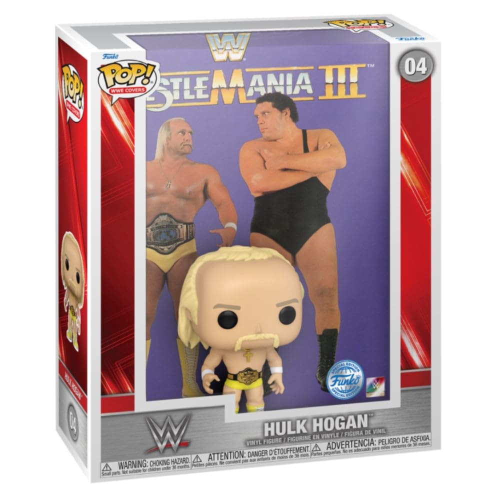 Funko Pop Vinyl Figure - WWE Hulk vs Andre, 6.45-Inch US Exclusive, Model FUN73575