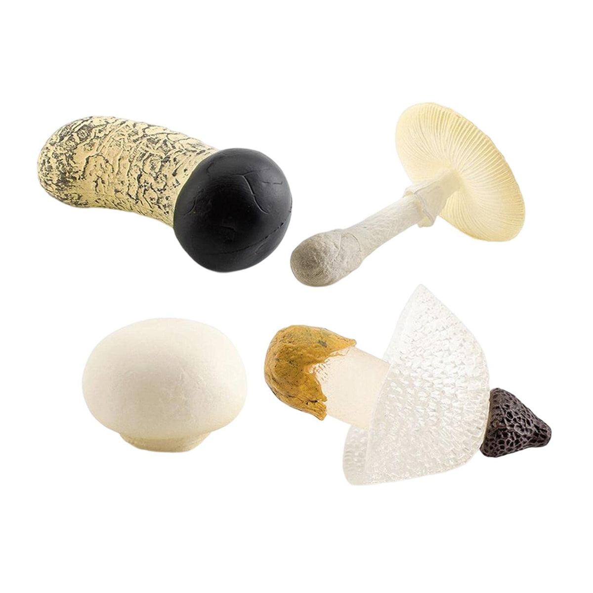 Ilsmysutra 4X Simulation Mushroom Model Decorations For Kindergarten Diy Projects White|Toys For Baby|Developmental Baby Toys
