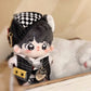 Niannyyhouse 10Cm Plush Doll Clothes Black And White Suits Beret Vests Hoodie Pants Doll Accessories Dress Up