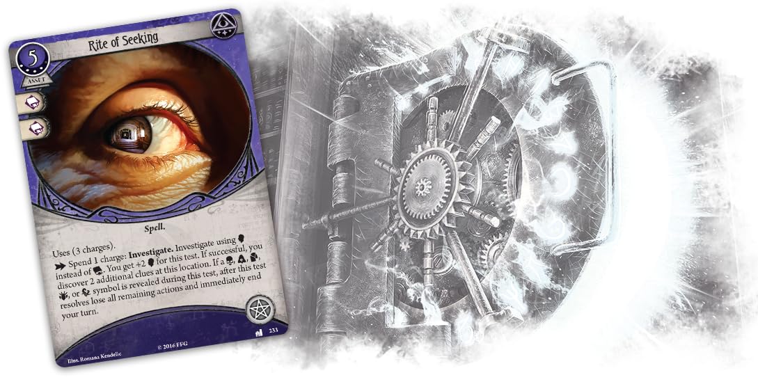 Arkham Horror The Card Game Undimensioned & Unseen Mythos Pack,Horror Game,Mystery Game,Cooperative Card Game,Ages 14+,1-2 Playe