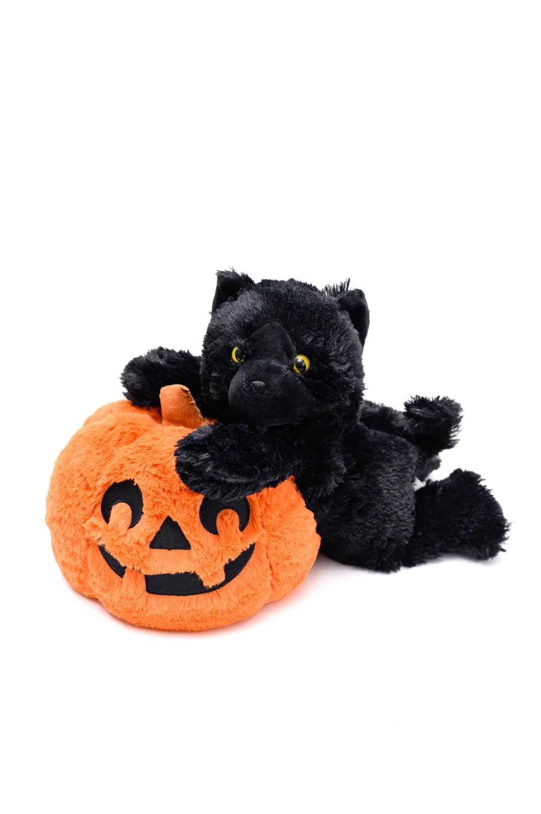 Warmies Microwavable & Weighted Stuffed Animals, Black Cat - Heated Stuffed Animal Plushie For Warmth & Comfort - Cute Soft Plus