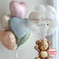 Lovoir 10 Pcs Baby Blue Heart Shape Foil Mylar Balloons 18 Inch Love Balloons For Valentine'S Day Birthday Party Decorations Wed