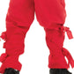 Ninja Red Costume Inspired For The Speically Trained Little Warrior Features Long Sleeve Shirt, Pants, Satin Sash And Belt With Mask And Hood