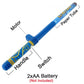 Impulls Unitech Toys Fun Fly Stick Magic Blue Levitation Wand Science Toys Electric Static Wand 10 Flying Shapes