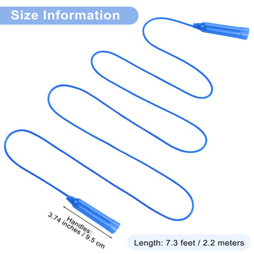 Elcoho 36 Packs Kids Jump Rope Set 7.3 Feet Adjustable Skipping Rope Colorful Kids Outdoor Jump Ropes For Kids Party Favors Outdoor Activity Birthday Reward Gift
