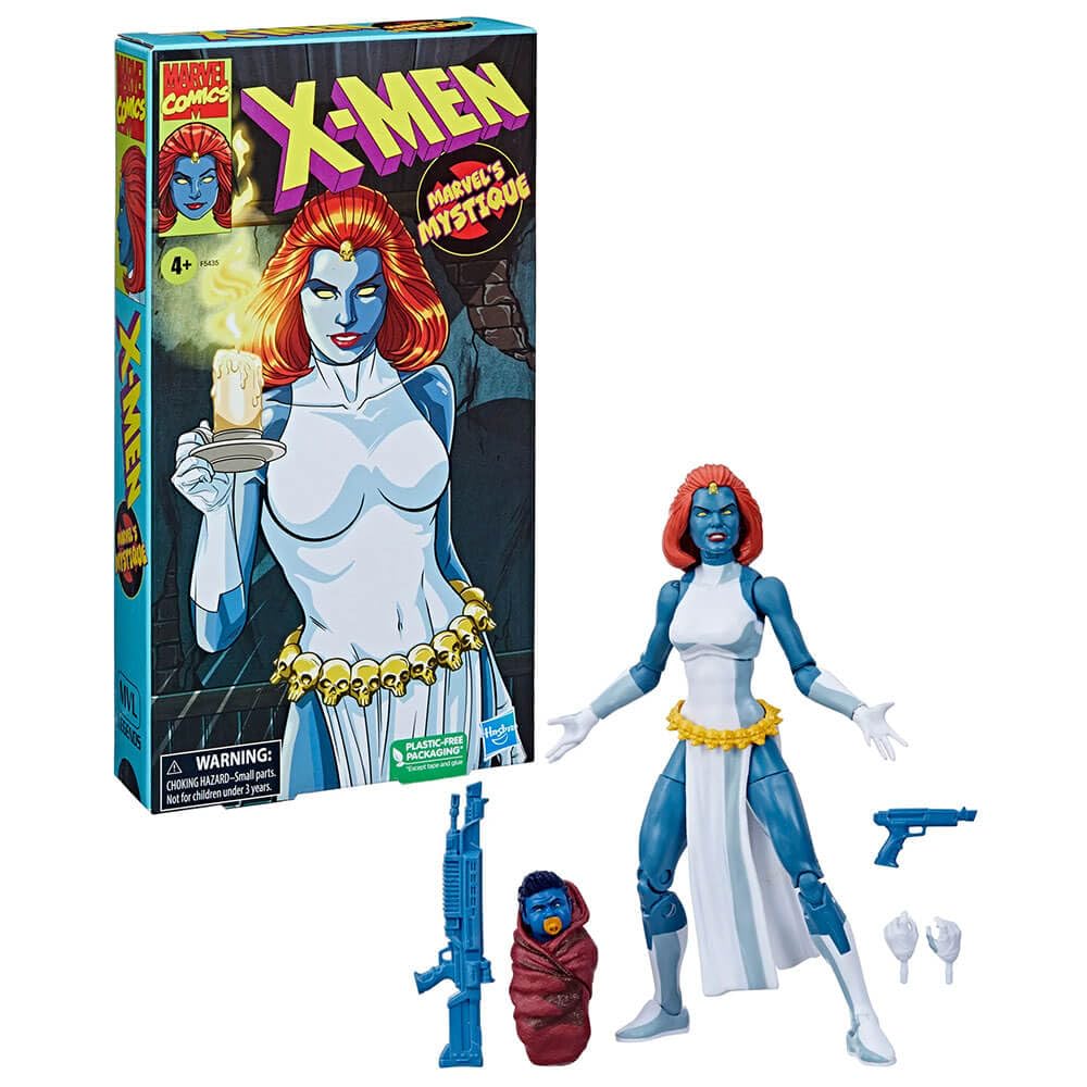 Marvel Legends Mystique Action Figure - 6" Blue Plastic - X-Men Animated Series - Model F5435