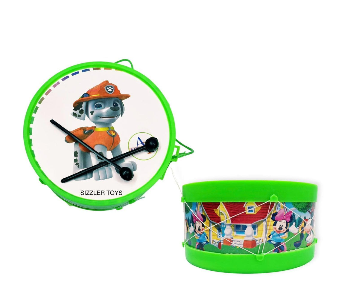 Sizzler Toys Intro Musical Multicoloured Flash Drum / Musical Toy / Battery Not Required /Colour May Vary /