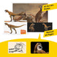 PNSO Prehistoric Dinosaur Model - 36 Domingo Carnotaurus, Plastic, Realistic Design