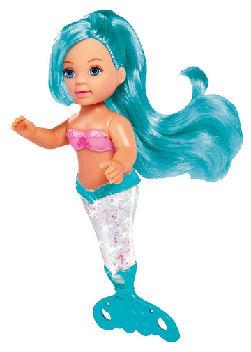 Simba 105733482 - Evi Love Glitter Mermaid Doll With Tail Fin That Glitters When Shake, Only One Item Will Be Delivered