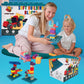 Big Soft Toddler Blocks 1-3, 40-Pieces With Baseboard For Building Stacking Playing And Booklet - Great Gift, Toys For Ages 2+,