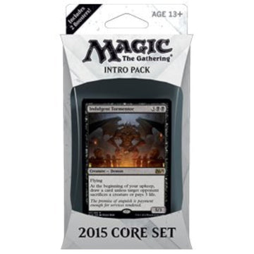Magic: The Gathering (Mtg 2015 Core Set / M15 Intro Pack / Theme Deck - Indulgent Tormentor (Black/Red)(Includes 2 Booster Packs