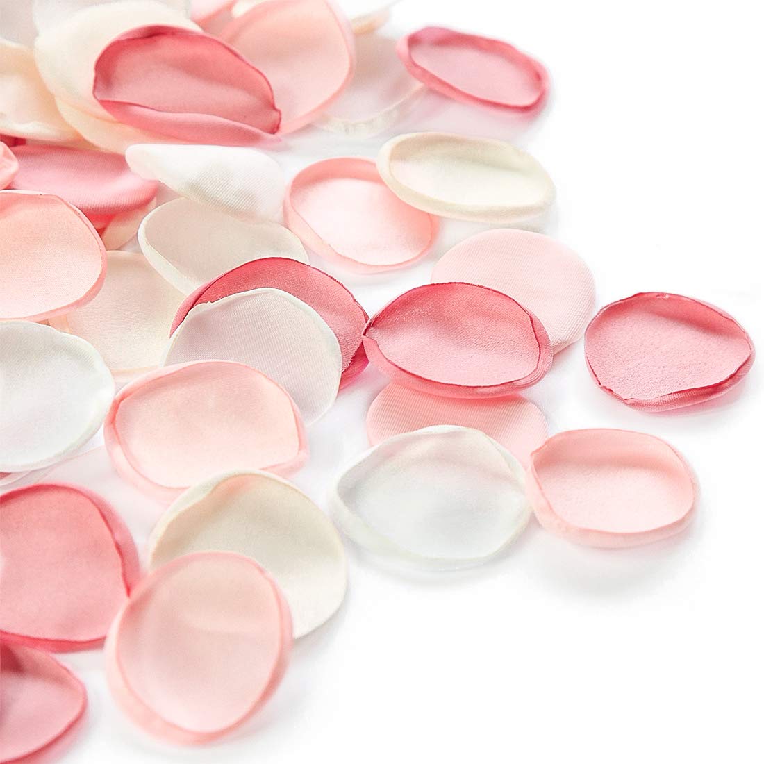 Floroom 300pcs Rose Petals Blush Pink Faux Silk Flower Petals for Wedding Flower Girl Basket Aisle Scatter Cake Dinner Table Cen