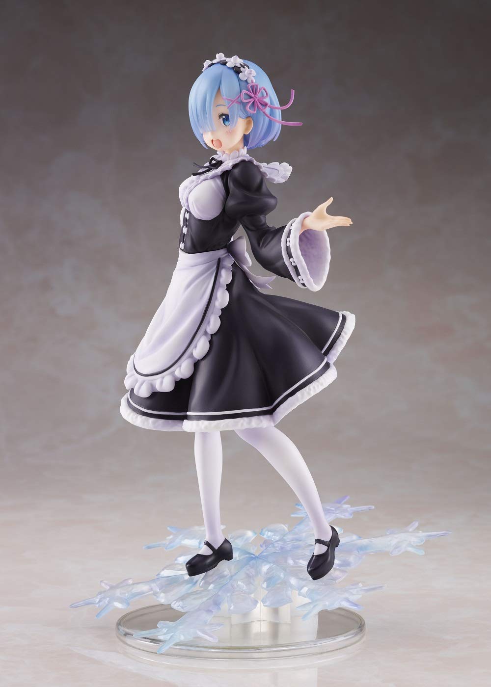 Taito Re:Zero Winter Maid Rem - Colorful Anime Pvc Doll - Artist Masterpiece, 8' Tall