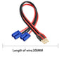 Laisomeke Ec5 Plug Connector Adapter, Ec5 Male Plug To 4Mm Banana Male Connector Adapter With 12Awg 30Cm(11.8 Inch) Cable For Rc